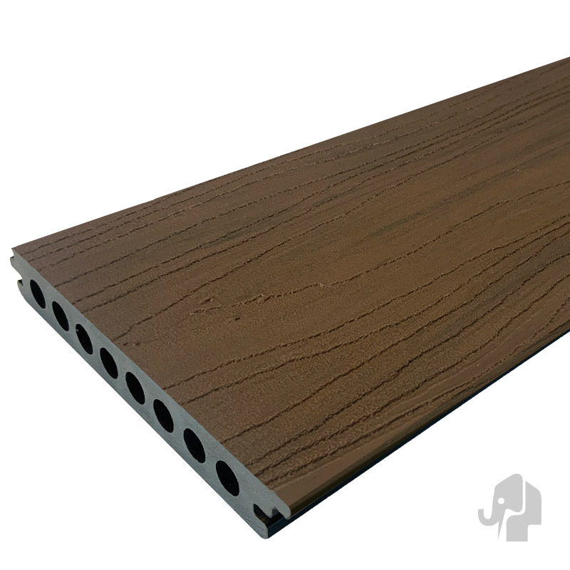 Elephant Composiet Naadloze Vlonderplank Natural Dark Brown 21x140mm